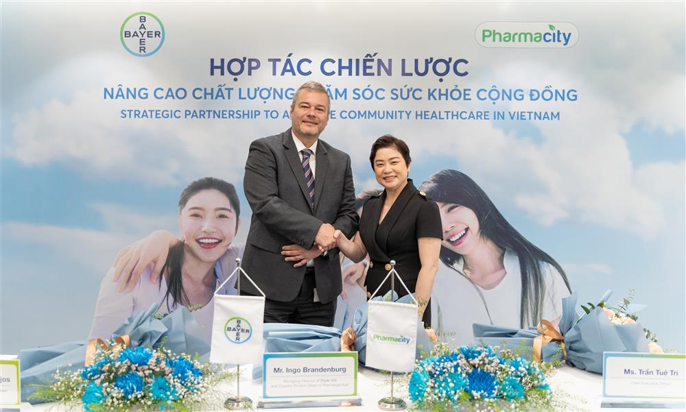 Pharmacity và Bayer Việt Nam đồng hành tăng cường chăm sóc sức khỏe cộng đồng